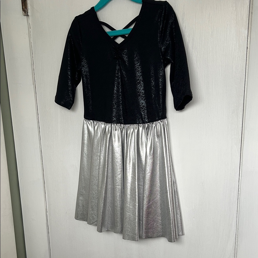 Dot Dot Smile Fancy Black and Silver Ballerina Dress